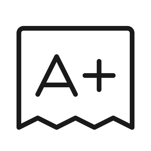 Exam thin icon, thin style, from Phosphor