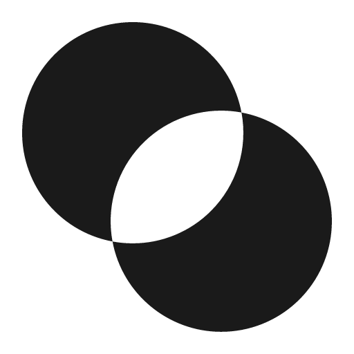 Exclude fill icon, filled style, from Phosphor