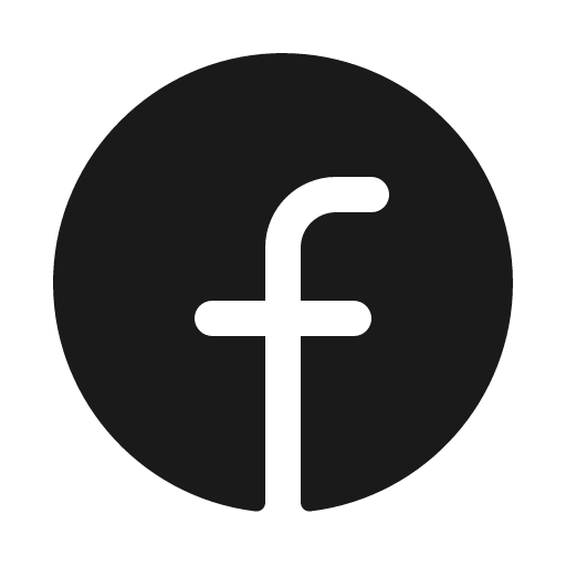 Facebook logo fill icon, filled style, from Phosphor