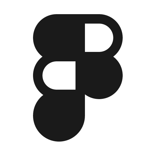 Figma logo fill icon, filled style, from Phosphor