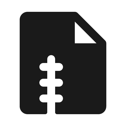 File archive fill icon, filled style, from Phosphor
