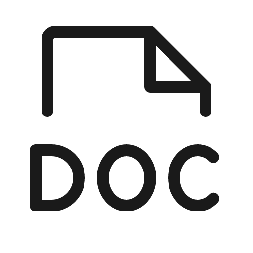 File doc light icon, light style, from Phosphor