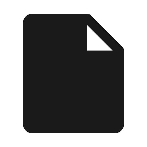 File fill icon, filled style, from Phosphor