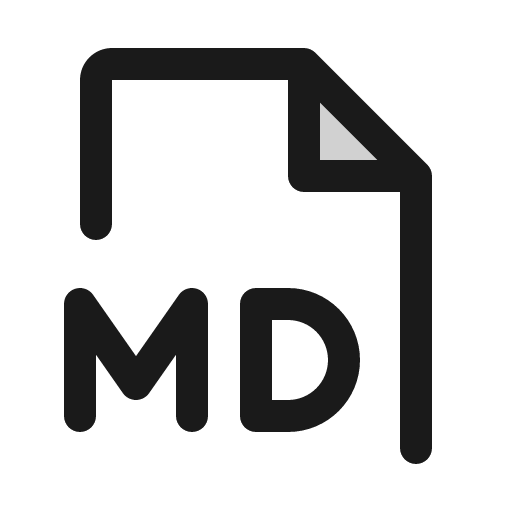 File md duotone icon, two-tone style, from Phosphor