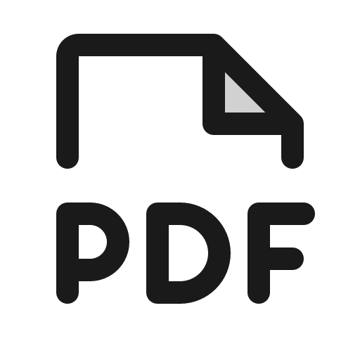File pdf duotone icon, two-tone style, from Phosphor