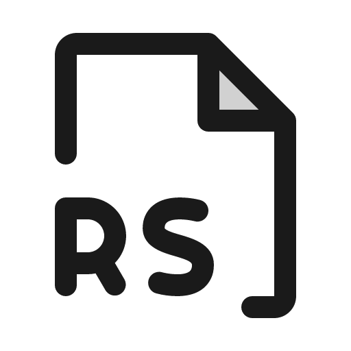 File rs duotone icon, two-tone style, from Phosphor