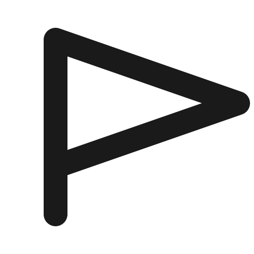Flag pennant bold icon, bold style, from Phosphor