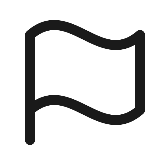 Flag icon, solid style, from Phosphor