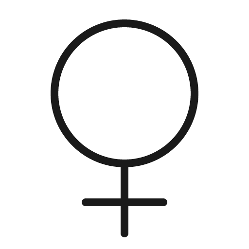 Gender female thin icon, thin style, from Phosphor