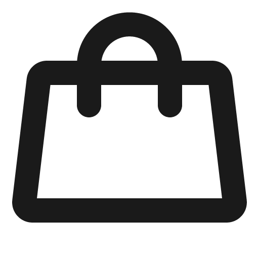 Handbag bold icon, bold style, from Phosphor