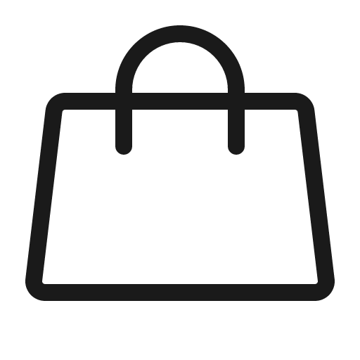 Handbag light icon, light style, from Phosphor