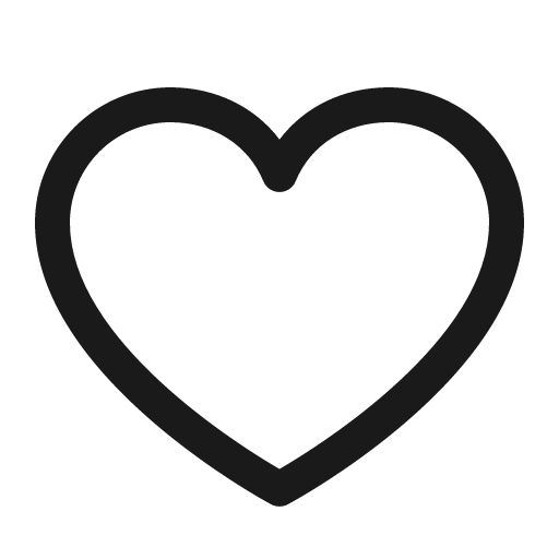 Heart icon, solid style, from Phosphor