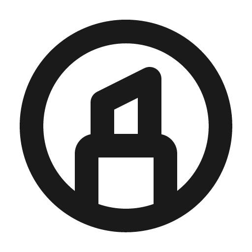 Highlighter circle bold icon, bold style, from Phosphor