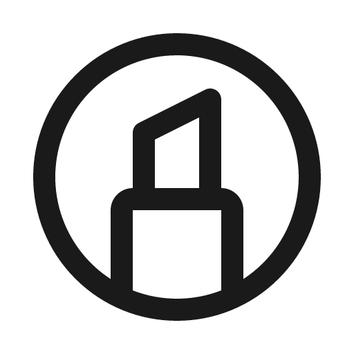 Highlighter circle icon, solid style, from Phosphor