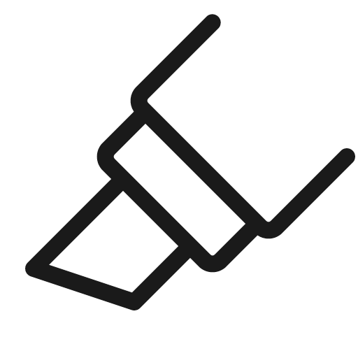 Highlighter light icon, light style, from Phosphor