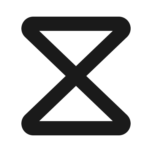 Hourglass simple bold icon, bold style, from Phosphor