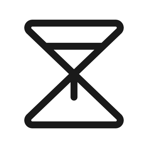 Hourglass simple medium light icon, light style, from Phosphor