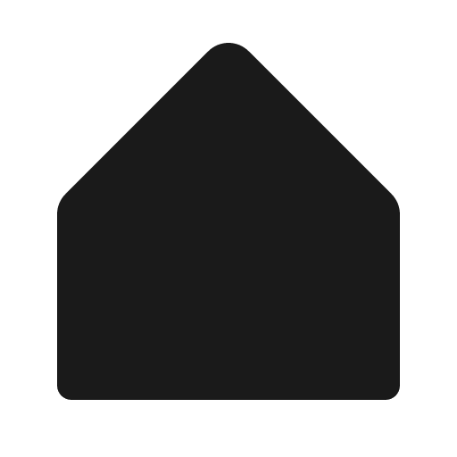 House simple fill icon, filled style, from Phosphor
