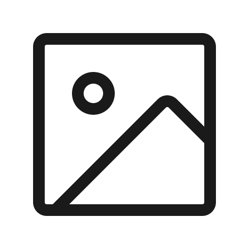 Image square light icon, light style, from Phosphor