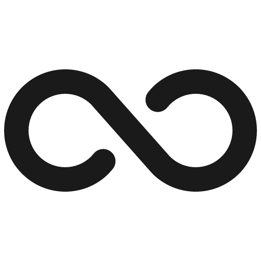 Infinity bold icon, bold style, from Phosphor