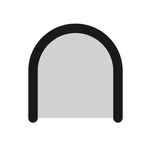 Intersection duotone icon, two-tone style, from Phosphor