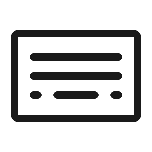 Keyboard light icon, light style, from Phosphor