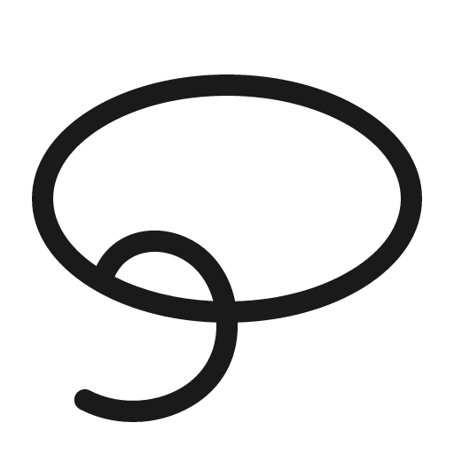 Lasso light icon, light style, from Phosphor