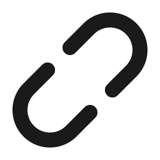 Link simple break bold icon, bold style, from Phosphor