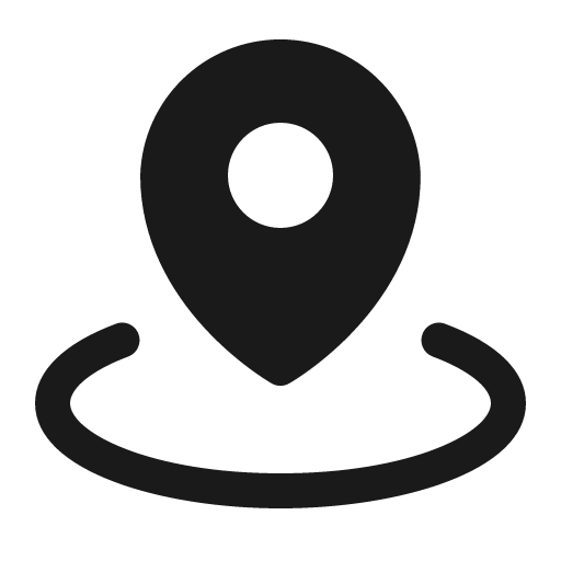 Map pin area fill icon, filled style, from Phosphor