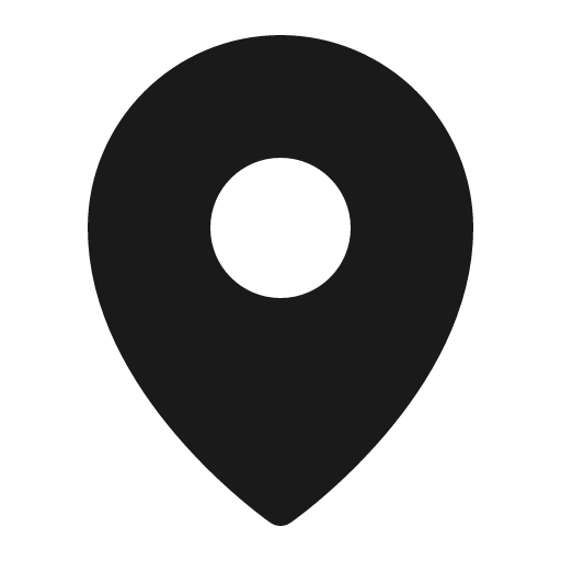 Map pin fill icon, filled style, from Phosphor