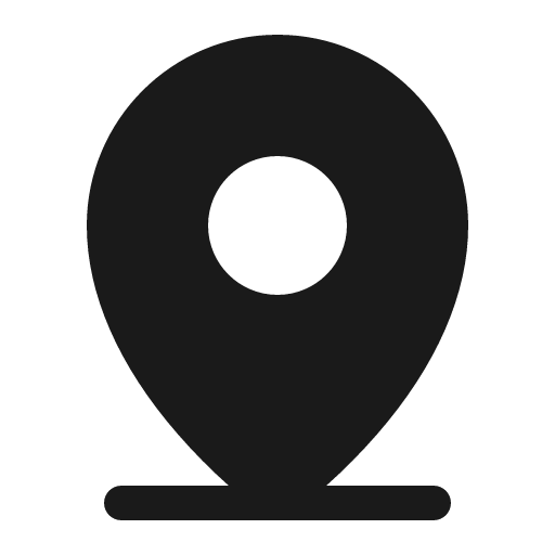 Map pin line fill icon, filled style, from Phosphor