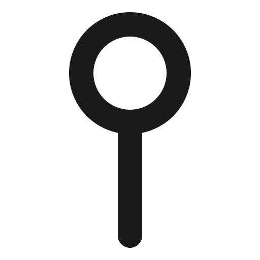 Map pin simple bold icon, bold style, from Phosphor
