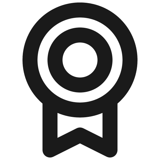 Medal bold icon, bold style, from Phosphor