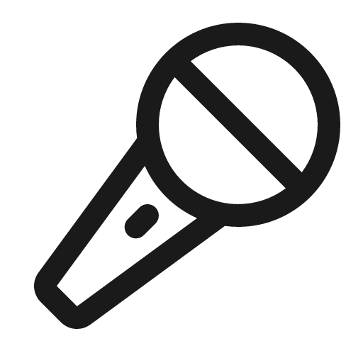 Microphone stage icon, solid style, from Phosphor