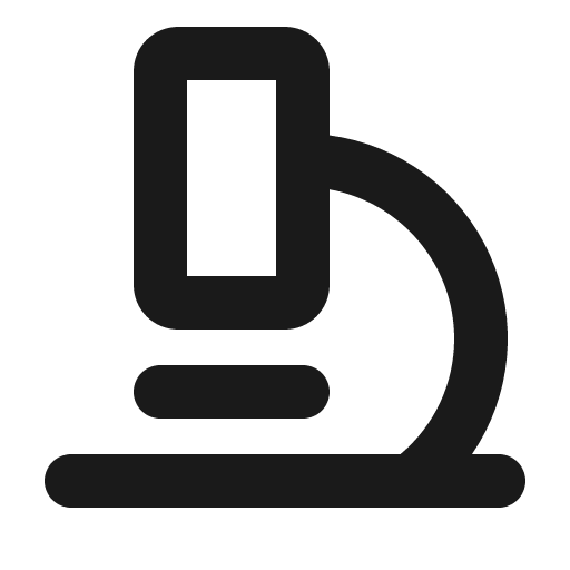 Microscope bold icon, bold style, from Phosphor