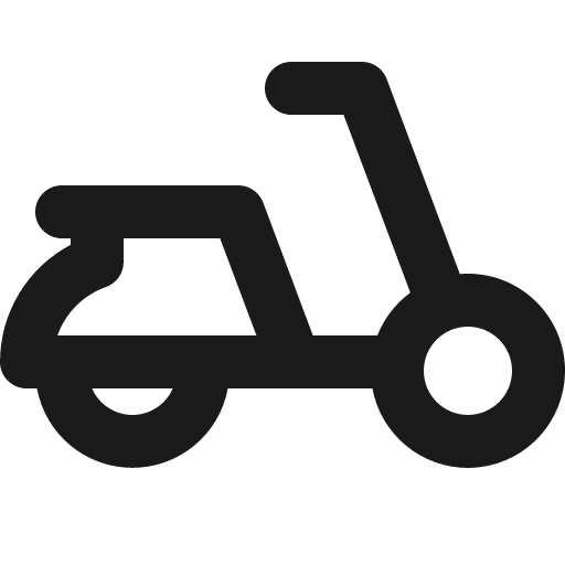 Moped bold icon, bold style, from Phosphor