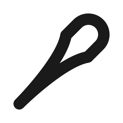 Needle bold icon, bold style, from Phosphor