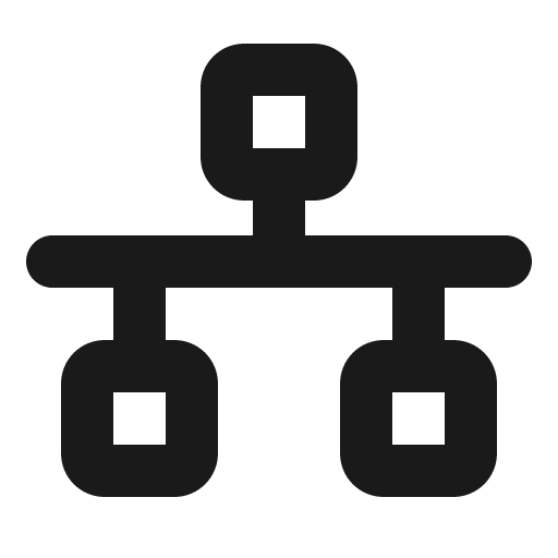 Network bold icon, bold style, from Phosphor