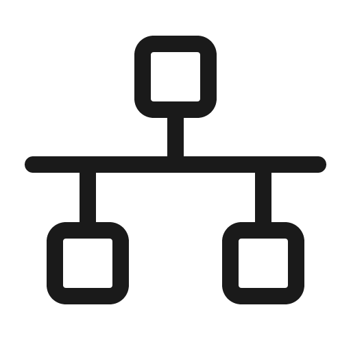 Network light icon, light style, from Phosphor