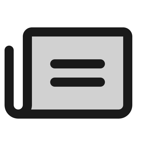 Newspaper duotone icon, two-tone style, from Phosphor