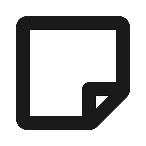 Note blank bold icon, bold style, from Phosphor