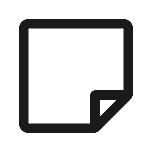 Note blank icon, solid style, from Phosphor