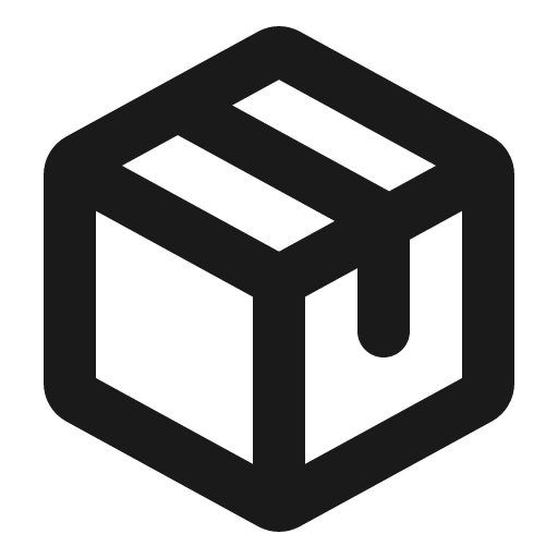 Package bold icon, bold style, from Phosphor