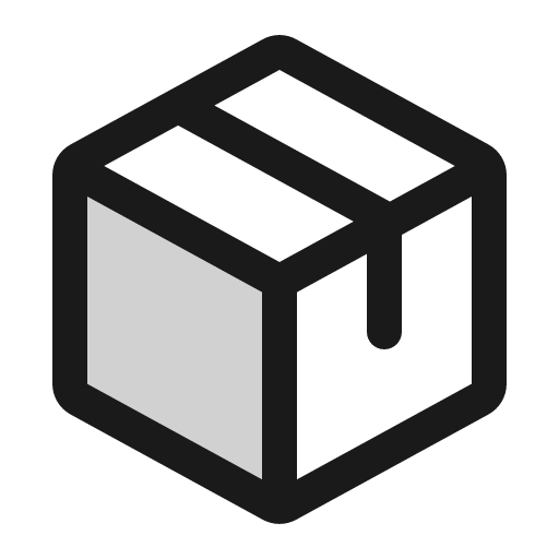 Package duotone icon, two-tone style, from Phosphor