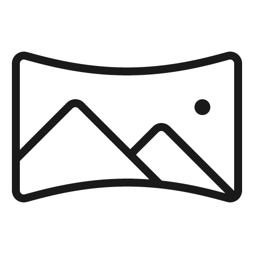 Panorama thin icon, thin style, from Phosphor