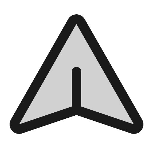 Paper plane duotone icon, two-tone style, from Phosphor