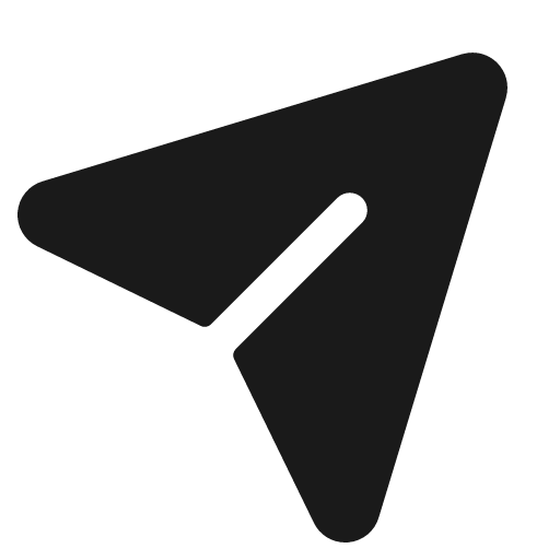 Paper plane tilt fill icon, filled style, from Phosphor