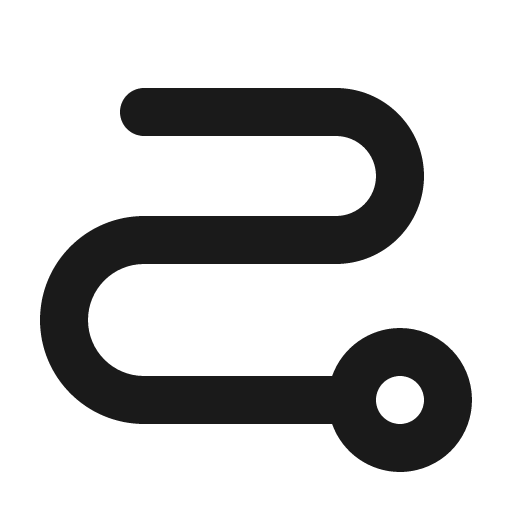 Path bold icon, bold style, from Phosphor