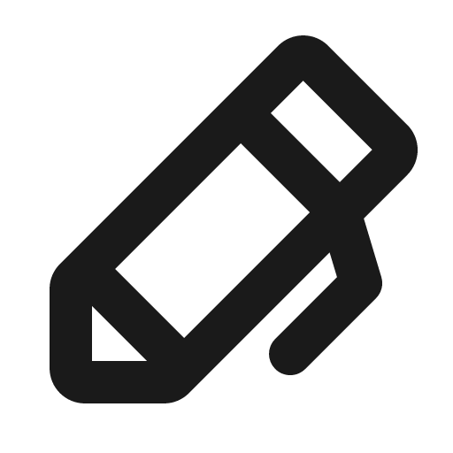 Pen bold icon, bold style, from Phosphor