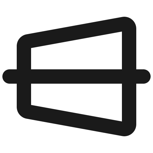 Perspective bold icon, bold style, from Phosphor